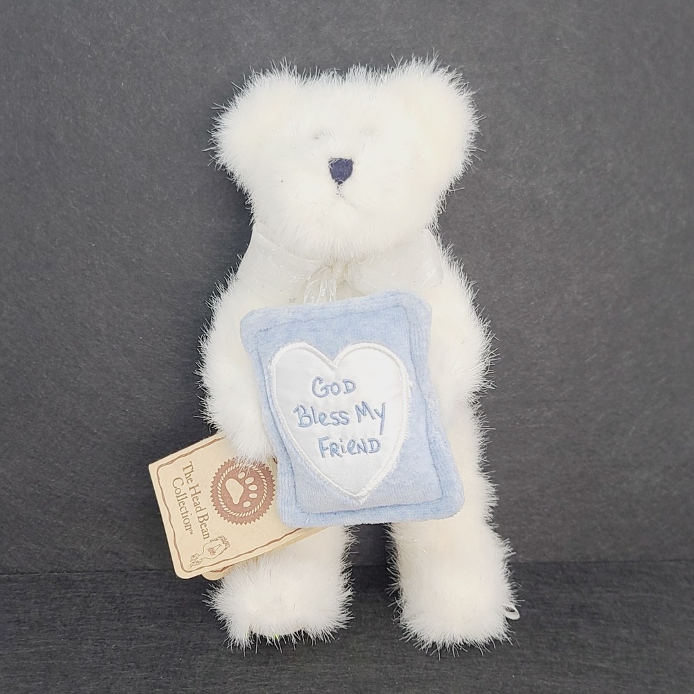 Boyds Sarah Bear GOD BLESS MY‎ FRIEND Thinkin' Of Ya Jointed Plush 9" TAGS